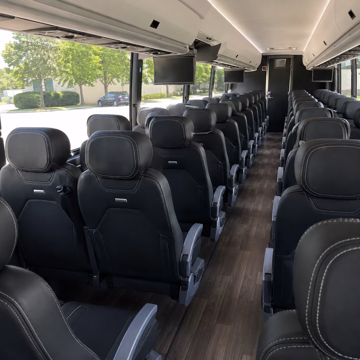 charter buses for corporate retreats and off site team events in the sandhills