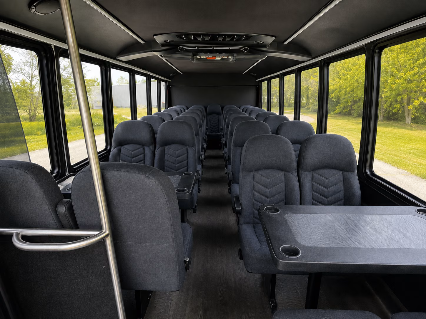 fayetteville 20 passenger minibus interior