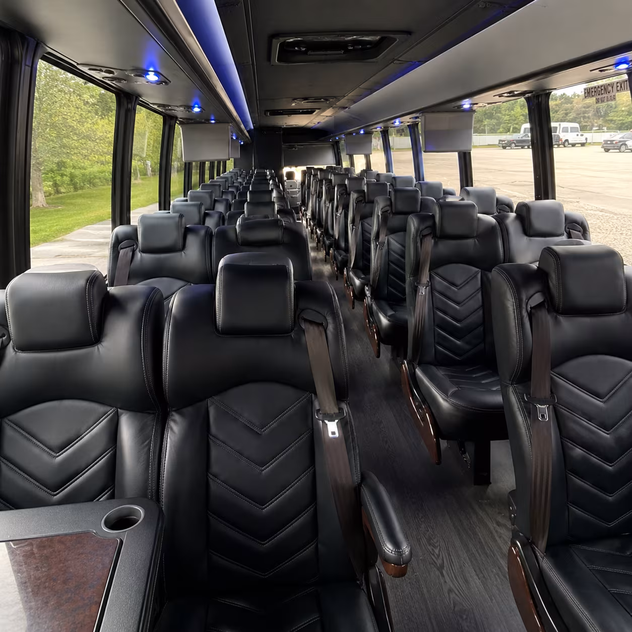 fayetteville 35 passenger minibus inside