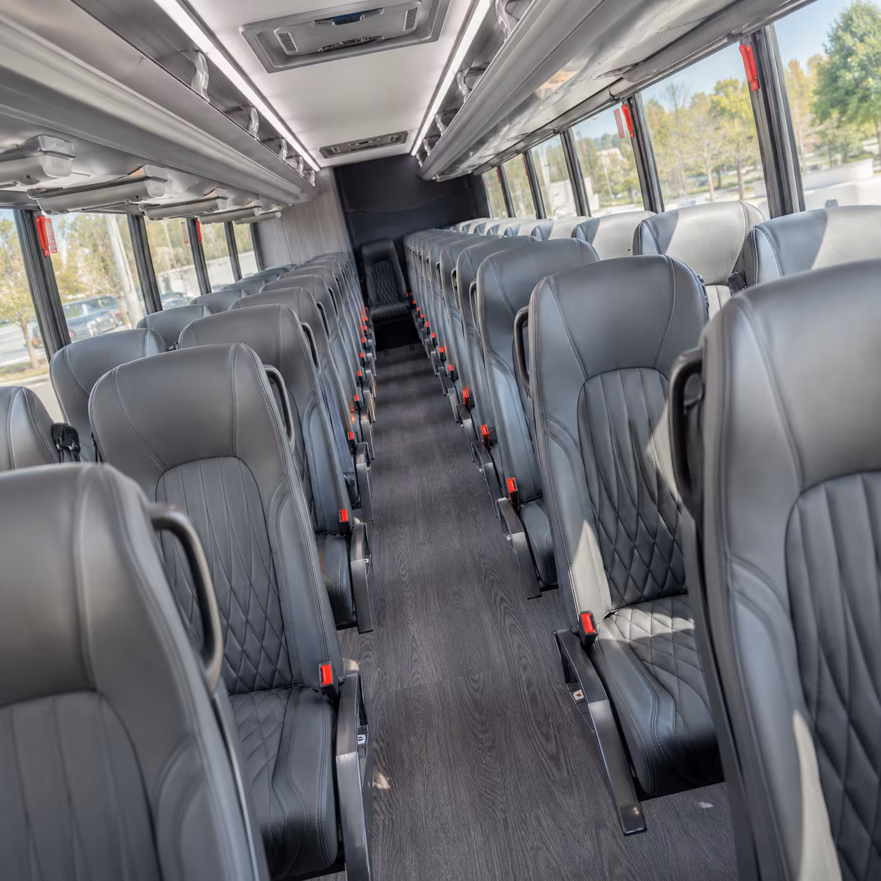 fayetteville 35 passenger minibus interior