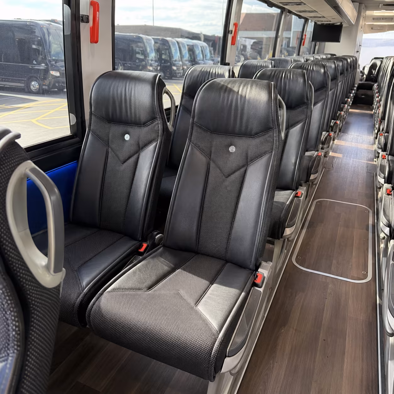 fayetteville 40 passenger charter bus interior