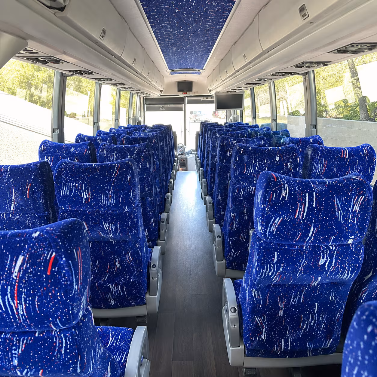 fayetteville 50 passenger charter bus interior