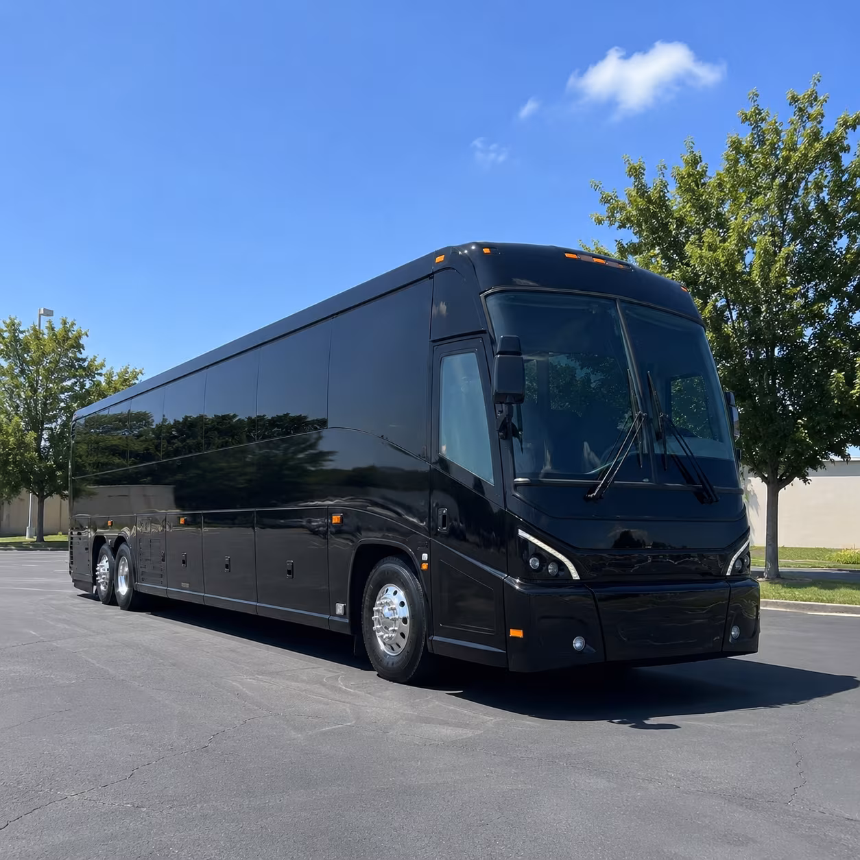 fayetteville 56 passenger charter bus
