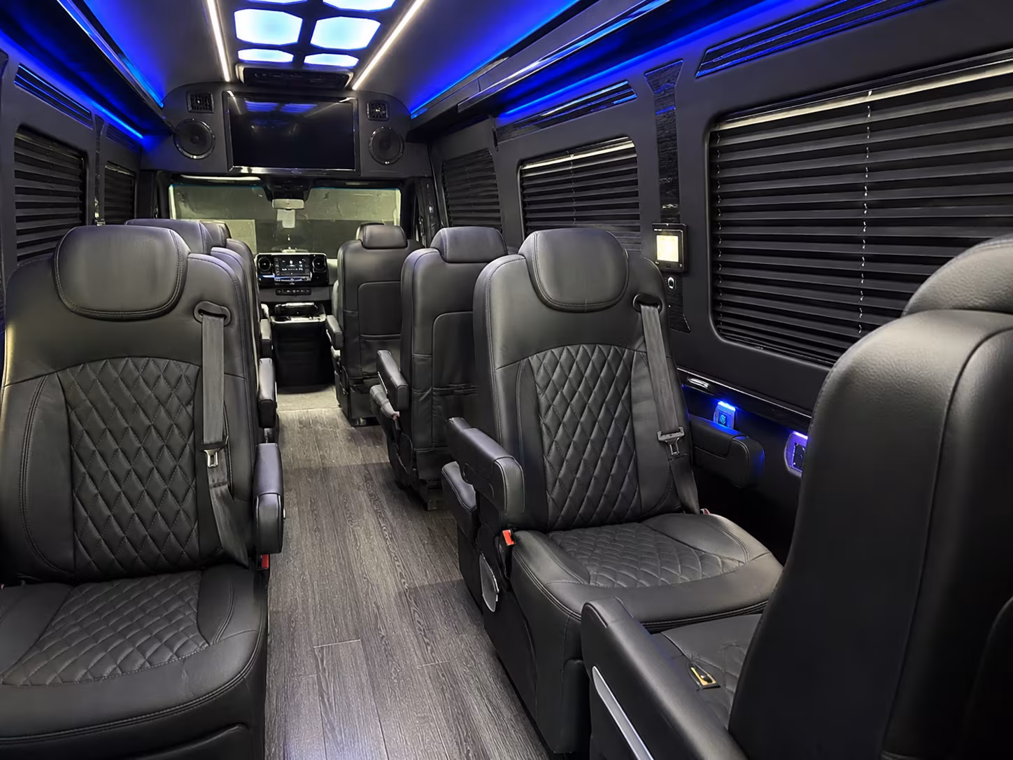 fayetteville event transportation onboard seating