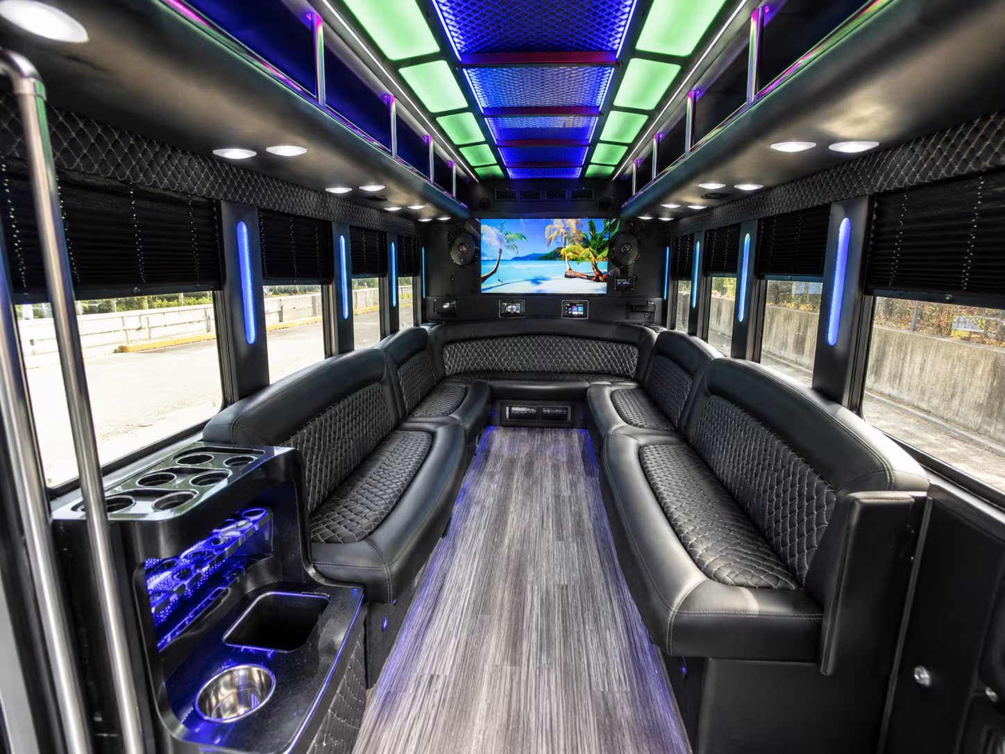 group transportation buses for campbell university athletics and college sports