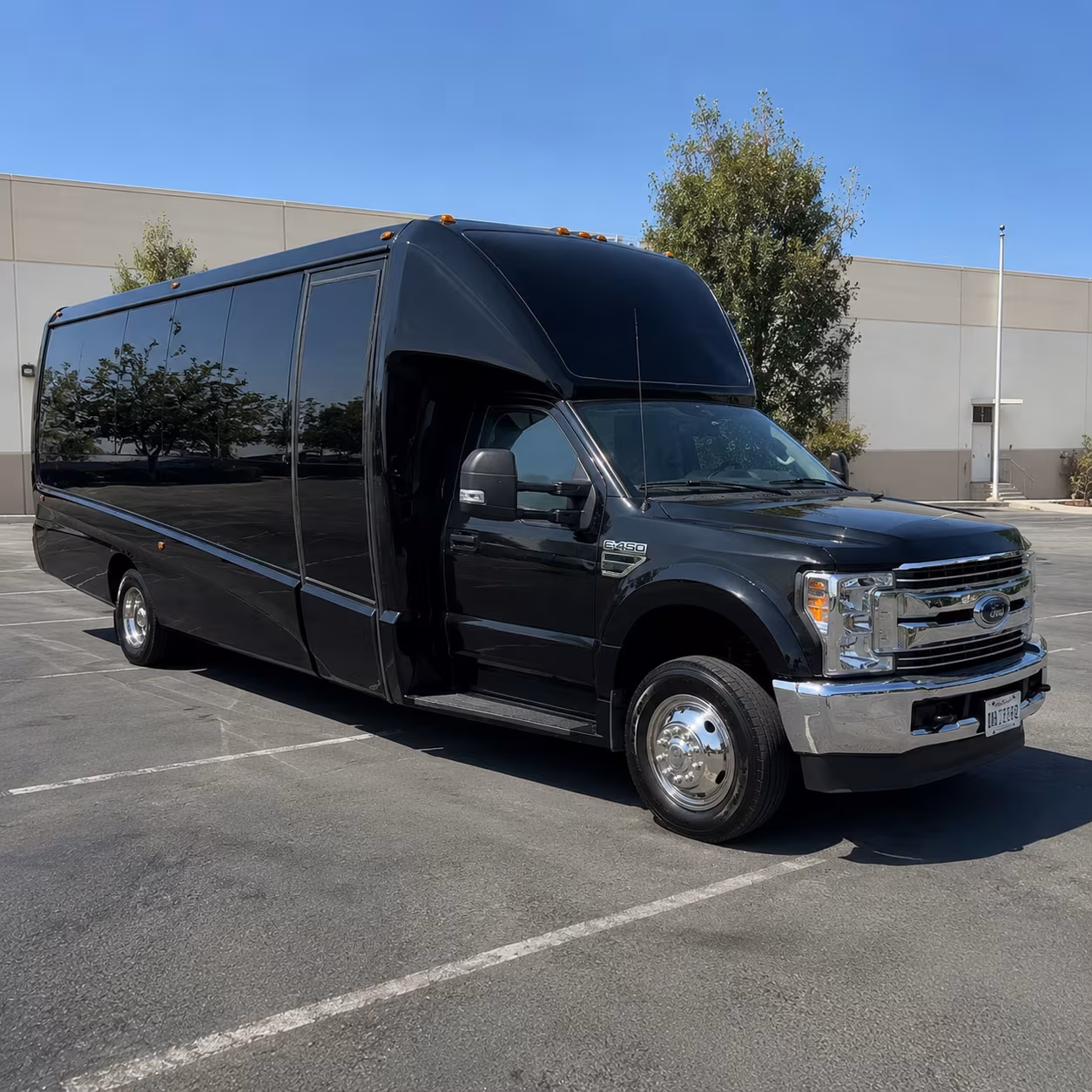 how bus type and group size affect bus rental rates in fayetteville